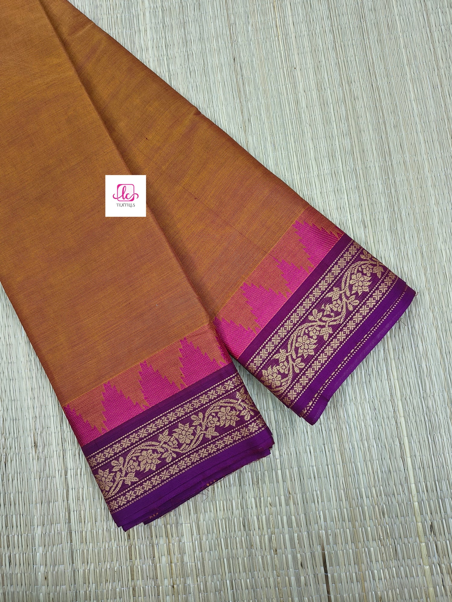 Chettinad Cotton Daily Wear Mango yellow mixed mejantha dual tone