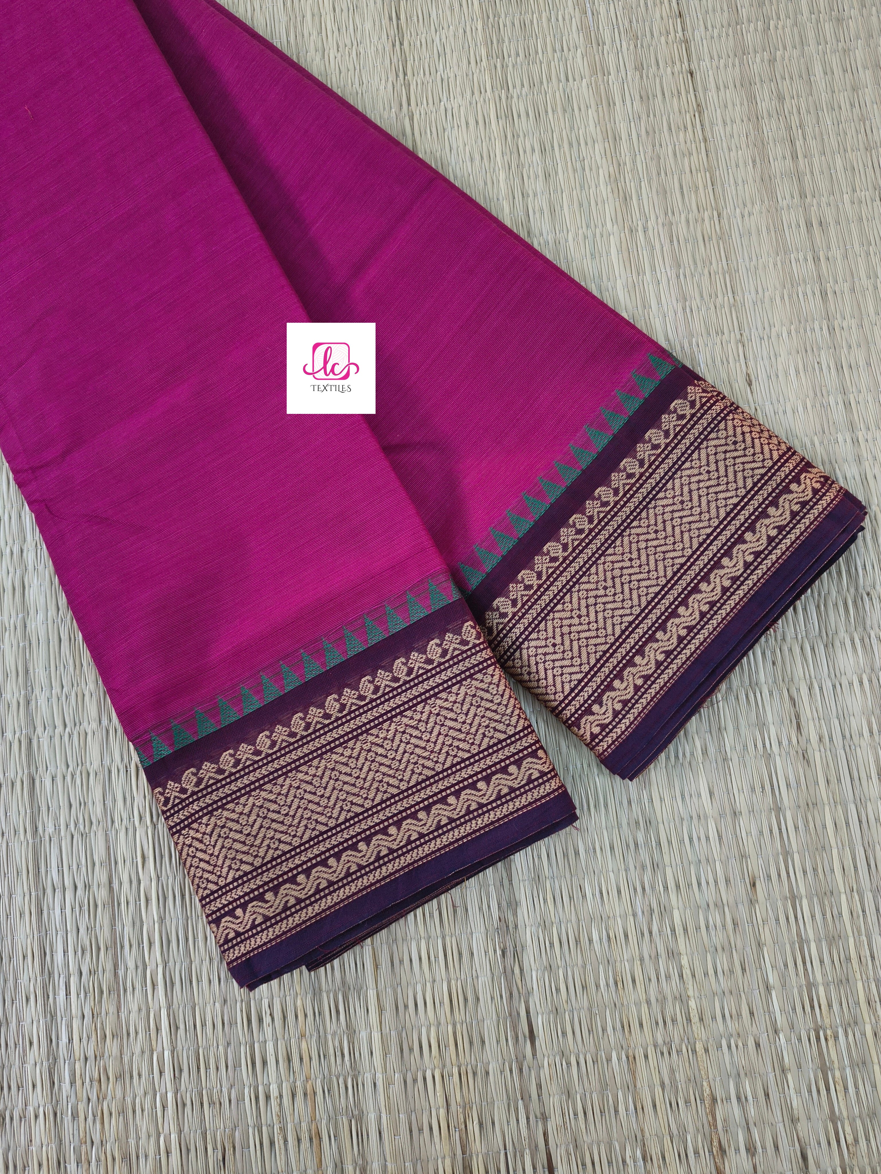 Chettinad Cotton Daily Wear Redish pink