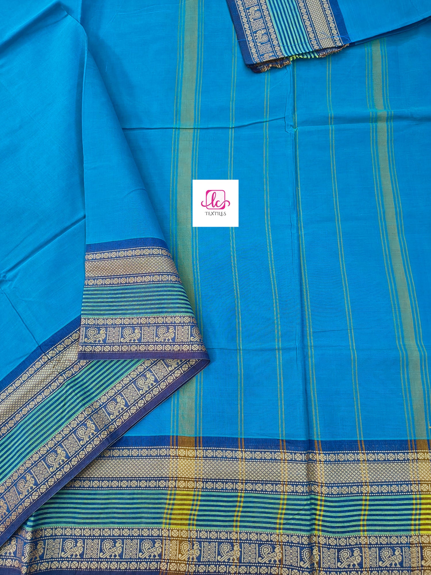Chettinad Cotton Daily Wear Sky blue