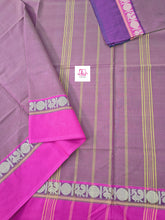 Chettinad Cotton Daily Wear khaki mixed pink dual tone