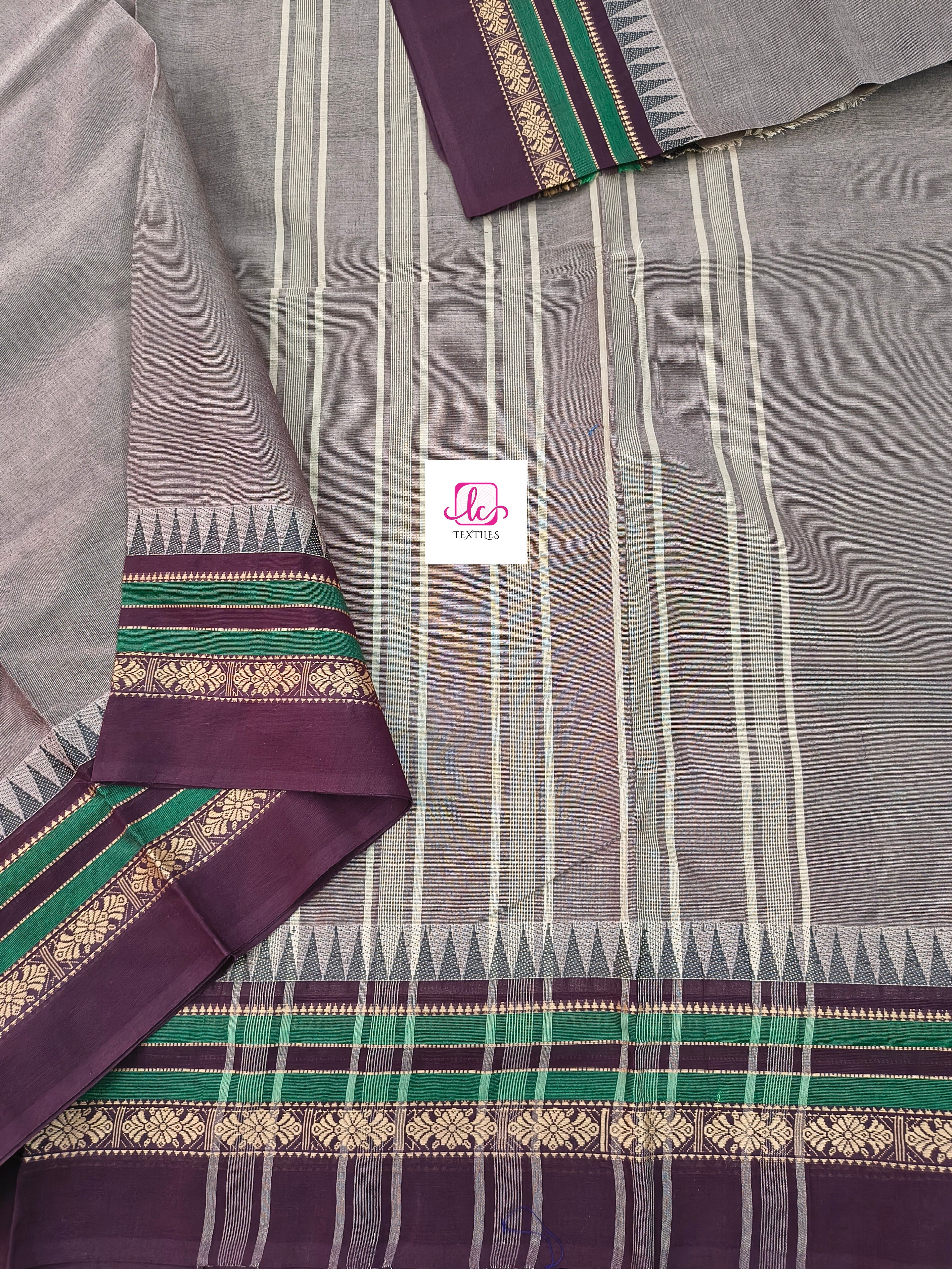 Chettinad Cotton Daily Wear pastal maroon