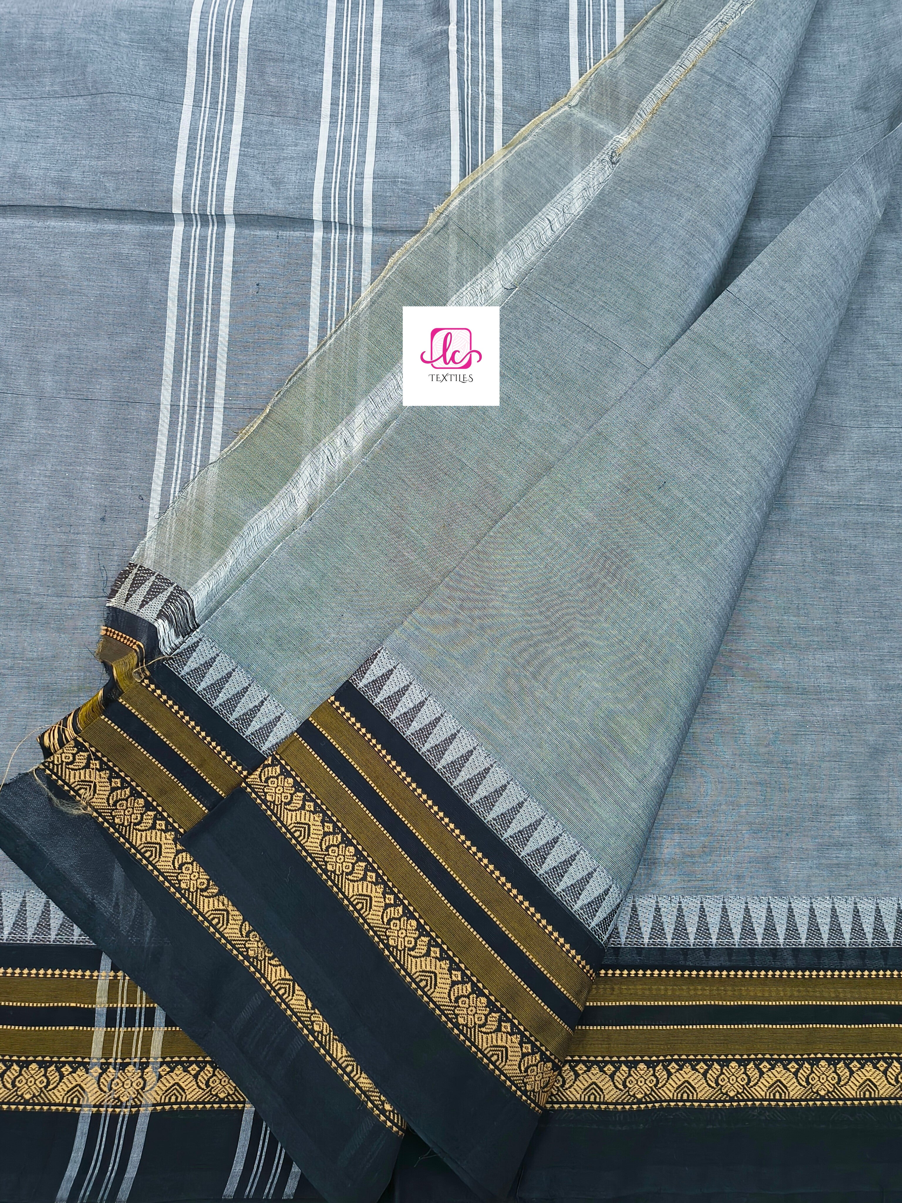 Chettinad Cotton Daily Wear Grey
