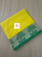 Chettinad Cotton Office Wear Lemon yellow 
