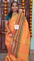 Chettinad Cotton Office Wear Bright mustard orange 