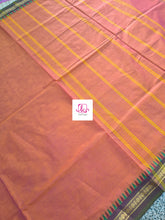 Chettinad Cotton Office Wear Yellow mixed pink