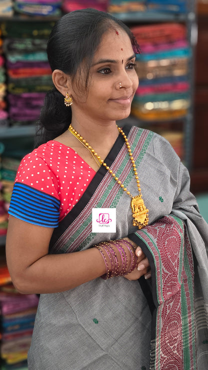 Chettinad Cotton Office Wear Grey