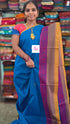 Chettinad Cotton Office Wear Deep blue