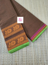 Chettinad Cotton Office Wear Mocha brown