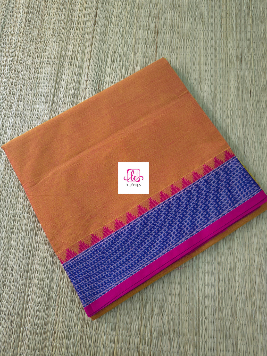 Chettinad Cotton Office Wear Orange