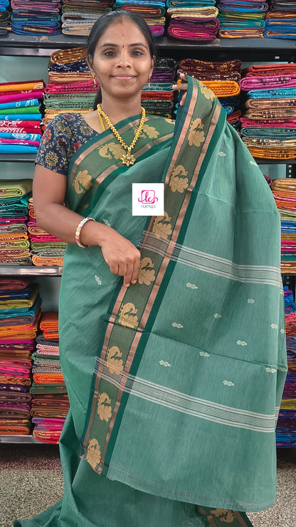 Chettinad Cotton  Office Wear Pastal green 