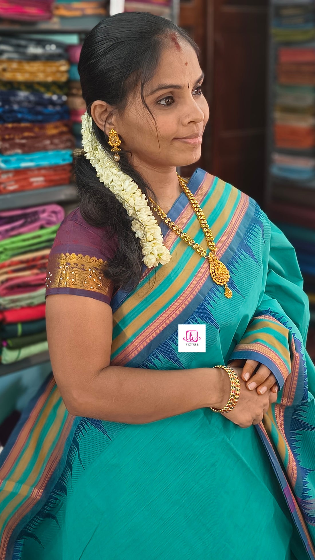 Chettinad Cotton Office Wear Rama green