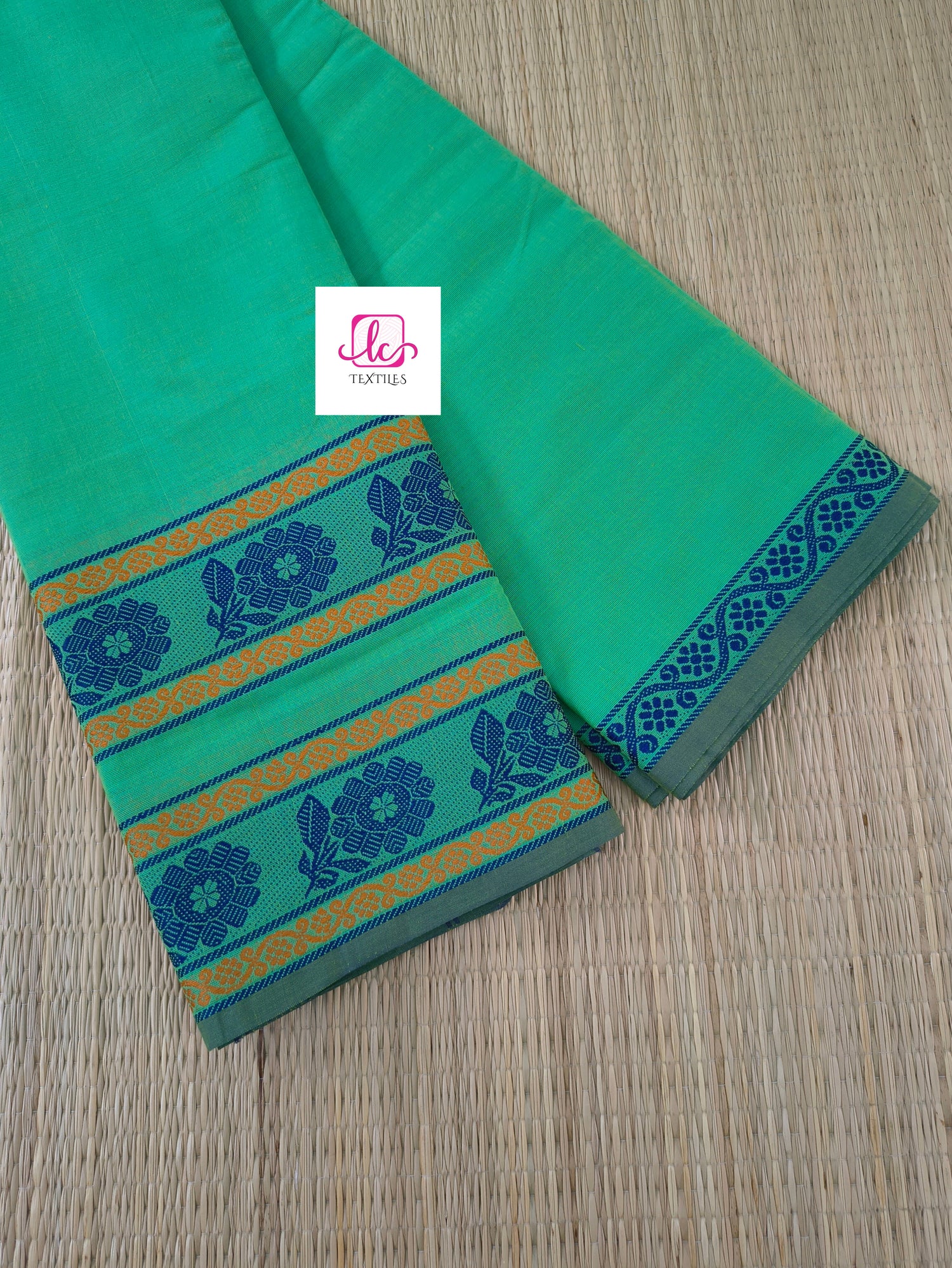 Chettinad Cotton Office Wear  Teal green