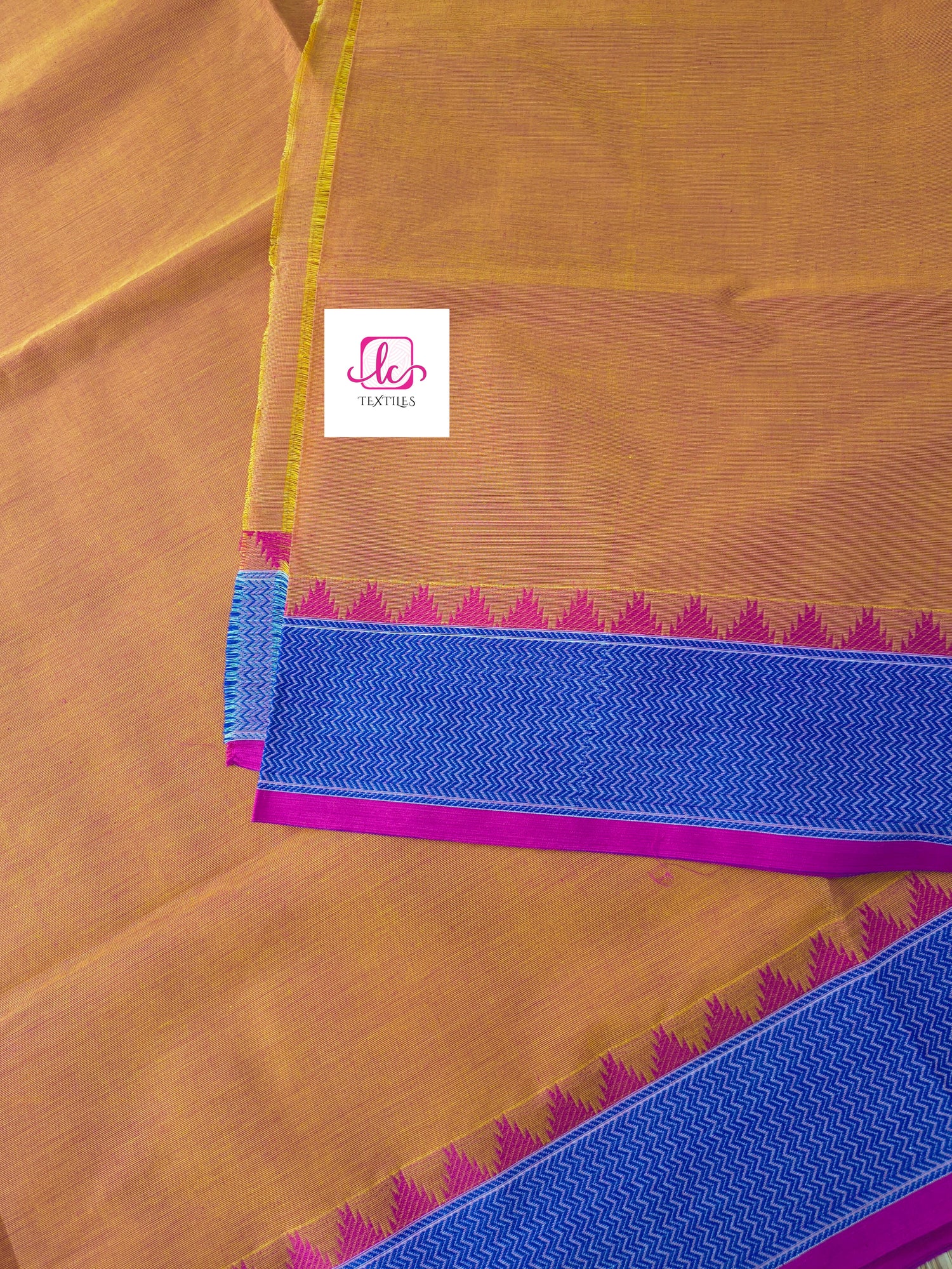 Chettinad Cotton Office Wear Orange