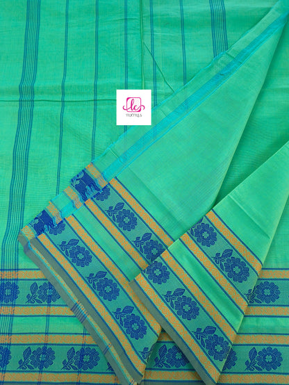 Chettinad Cotton Office Wear Teal green