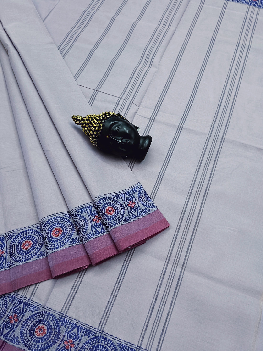Chettinad Cotton Office Wear Pastel Lavender