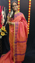 Chettinad Cotton Office Wear Peach orange