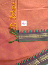 Chettinad Cotton Office Wear Yellow mixed pink