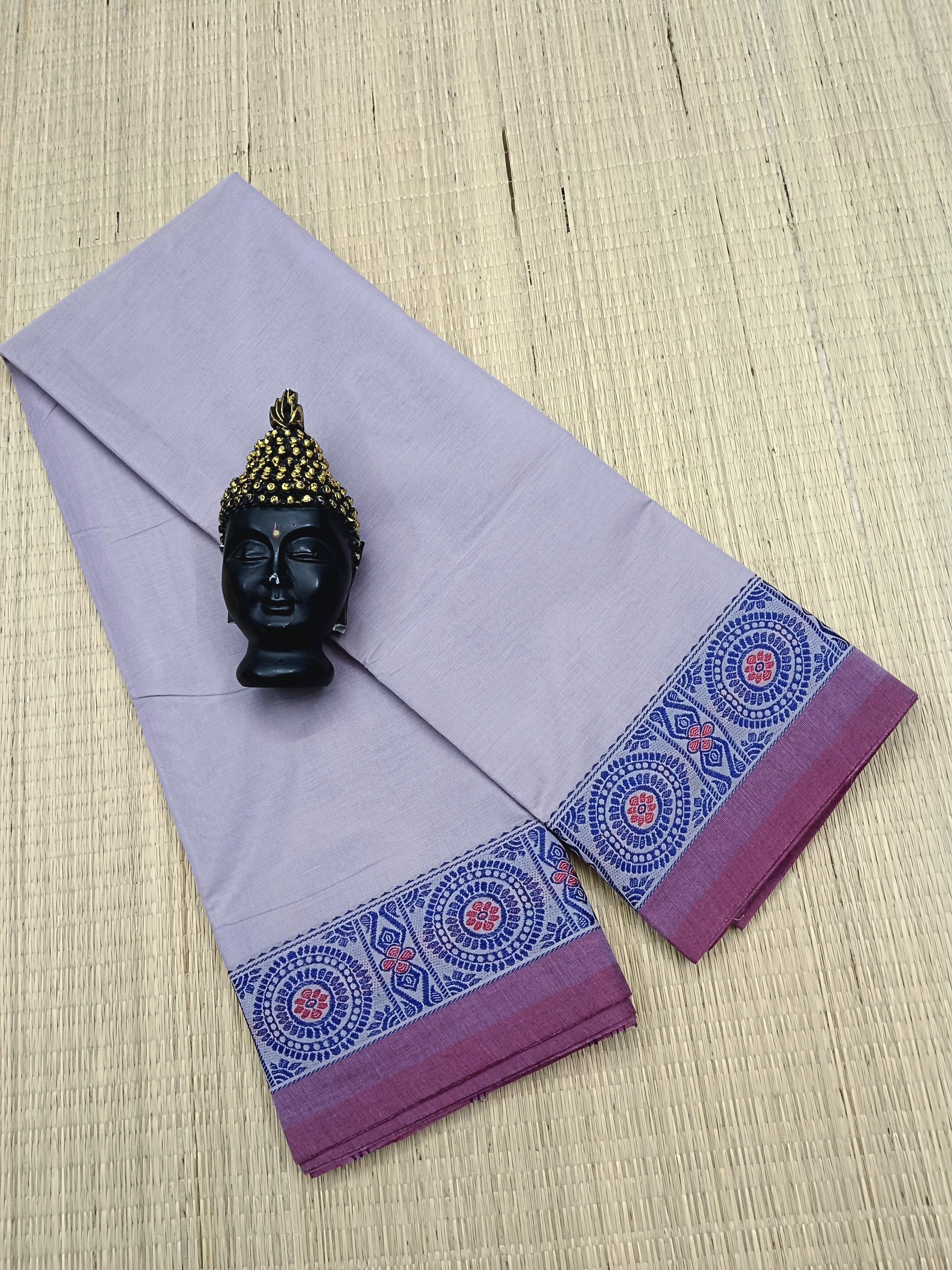 Chettinad Cotton Office Wear Pastel Lavender 
