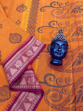 Chettinad Cotton Printed Orange 