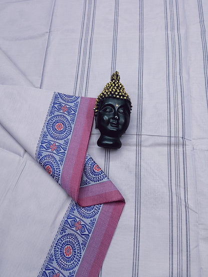 Chettinad Cotton Office Wear Pastel Lavender 