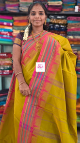 Chettinad Cotton Office Wear yellow 