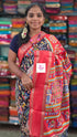 Fancy saree Dola silk saree Black