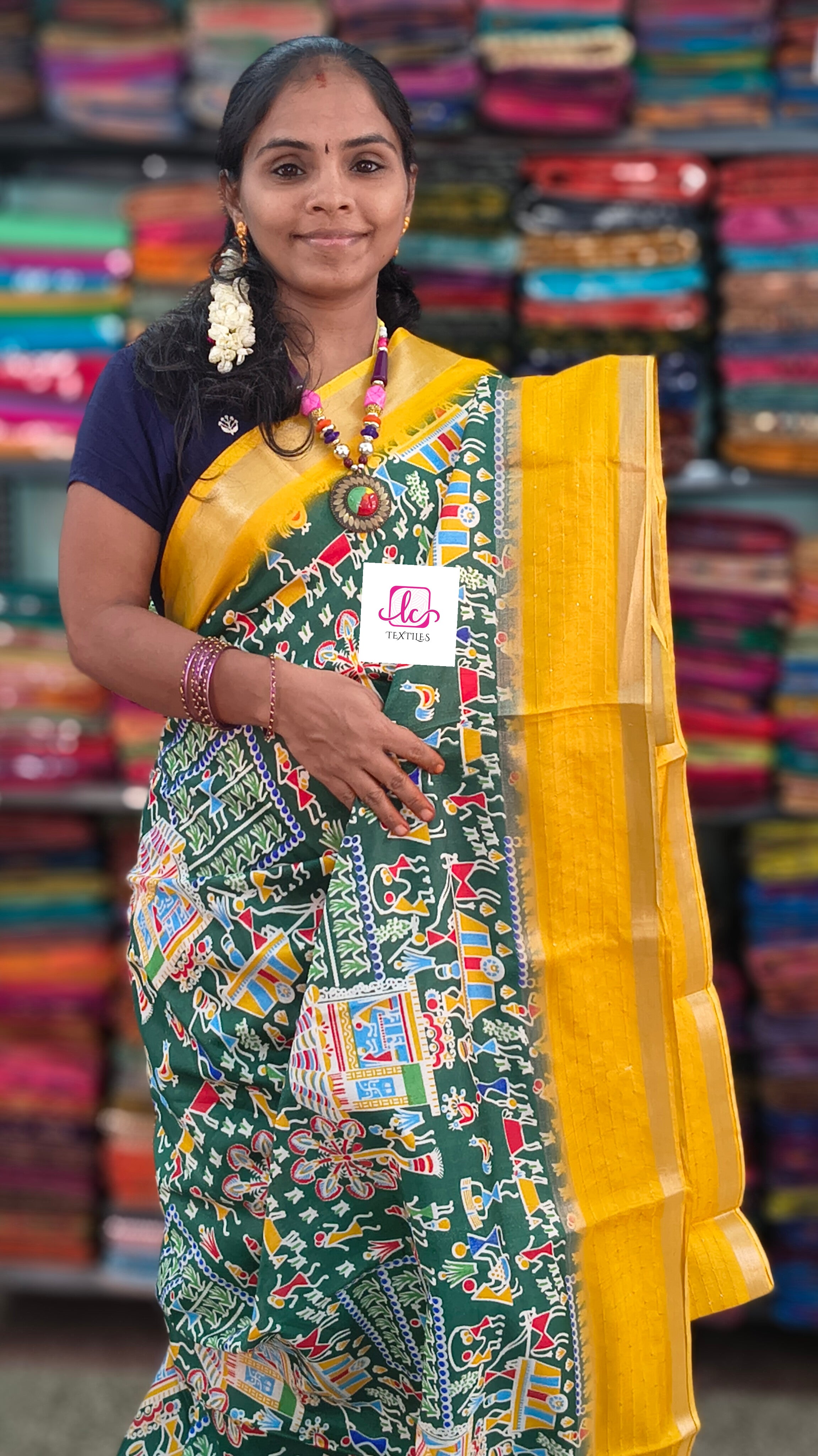 Fancy saree Dola silk saree Green