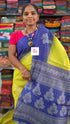 Fancy saree Semi tussar Neon green