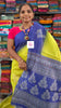 Fancy saree - Semi tussar-Neon green-FS16
