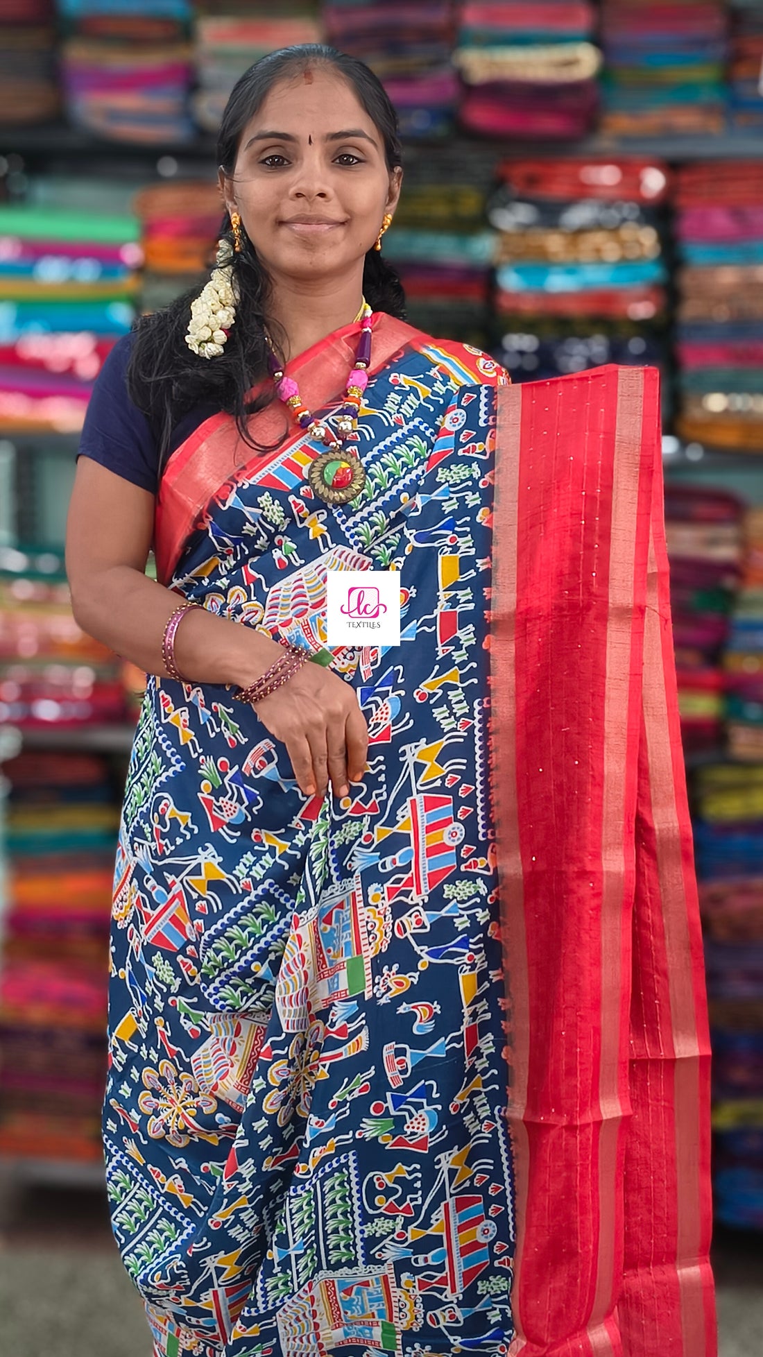 Fancy saree Dola silk saree Royal blue