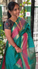 Handloom Kanchi  Silk Cotton - Laksha deepam - Rama Green- HSC38