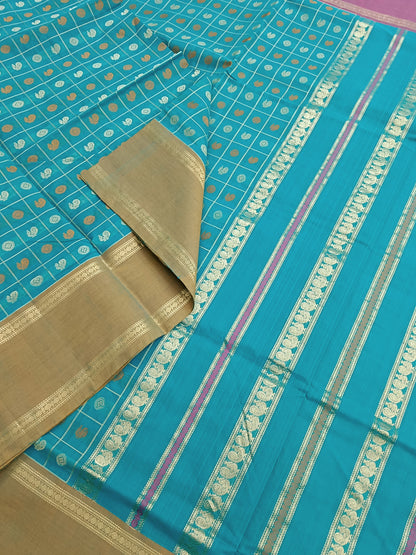 Heritage Handwoven cotton Rama Blue