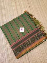 Heritage Handwoven cotton olive green 