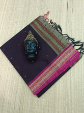 Heritage Handwoven Cotton Small Butta Brown