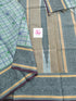 Heritage Handwoven cotton Big Checks Butta Grey 