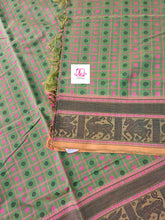 Heritage Handwoven cotton olive green 