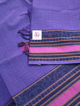 Heritage Handwoven cotton Lakshadeepam Lavender 
