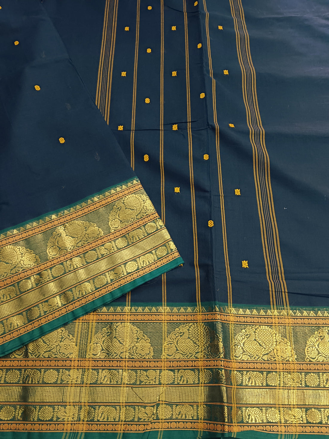 Kanchi Cotton - Festival Fusion -Navy Blue- KCFB106