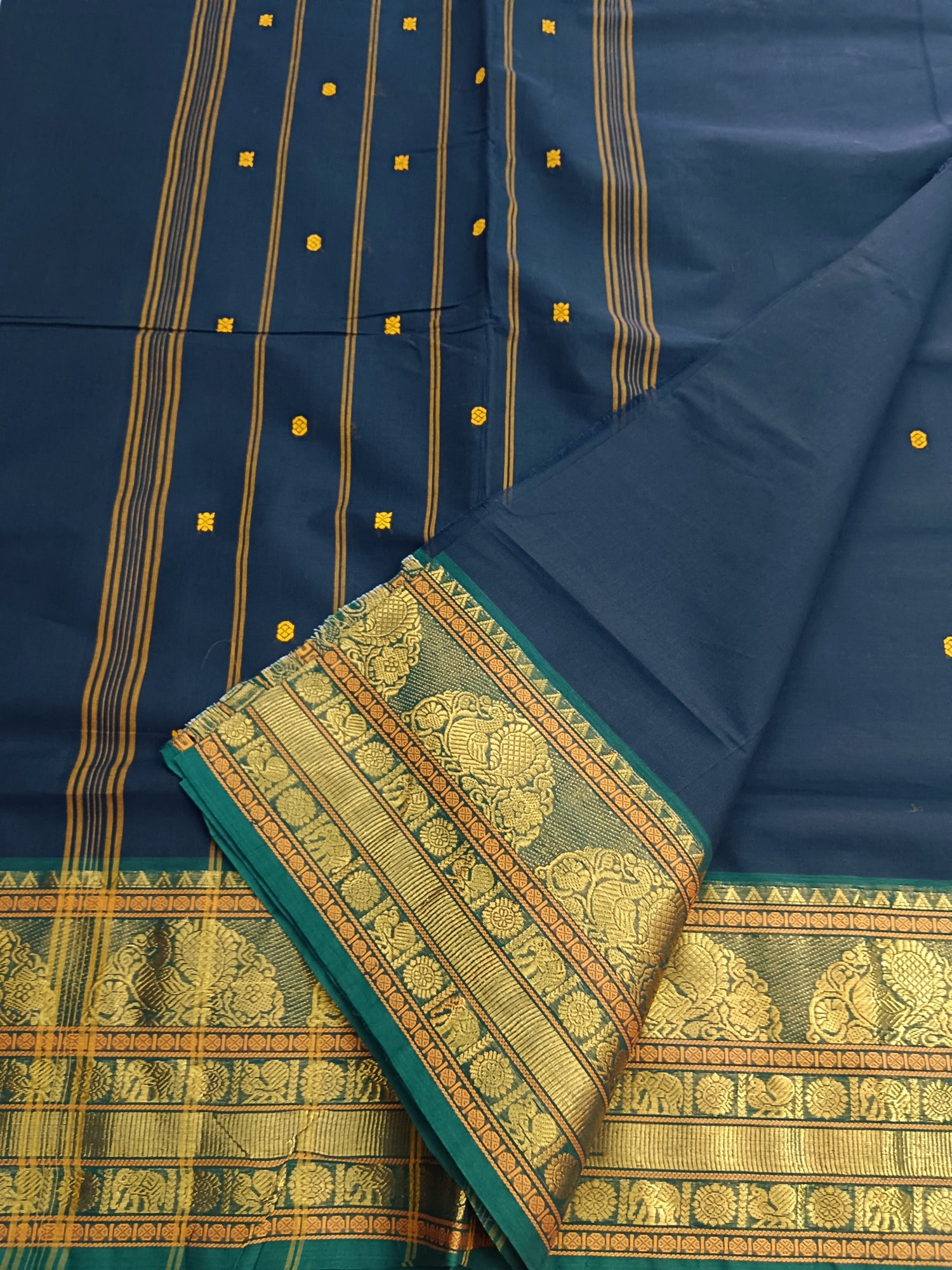 Kanchi Cotton - Festival Fusion -Navy Blue- KCFB106