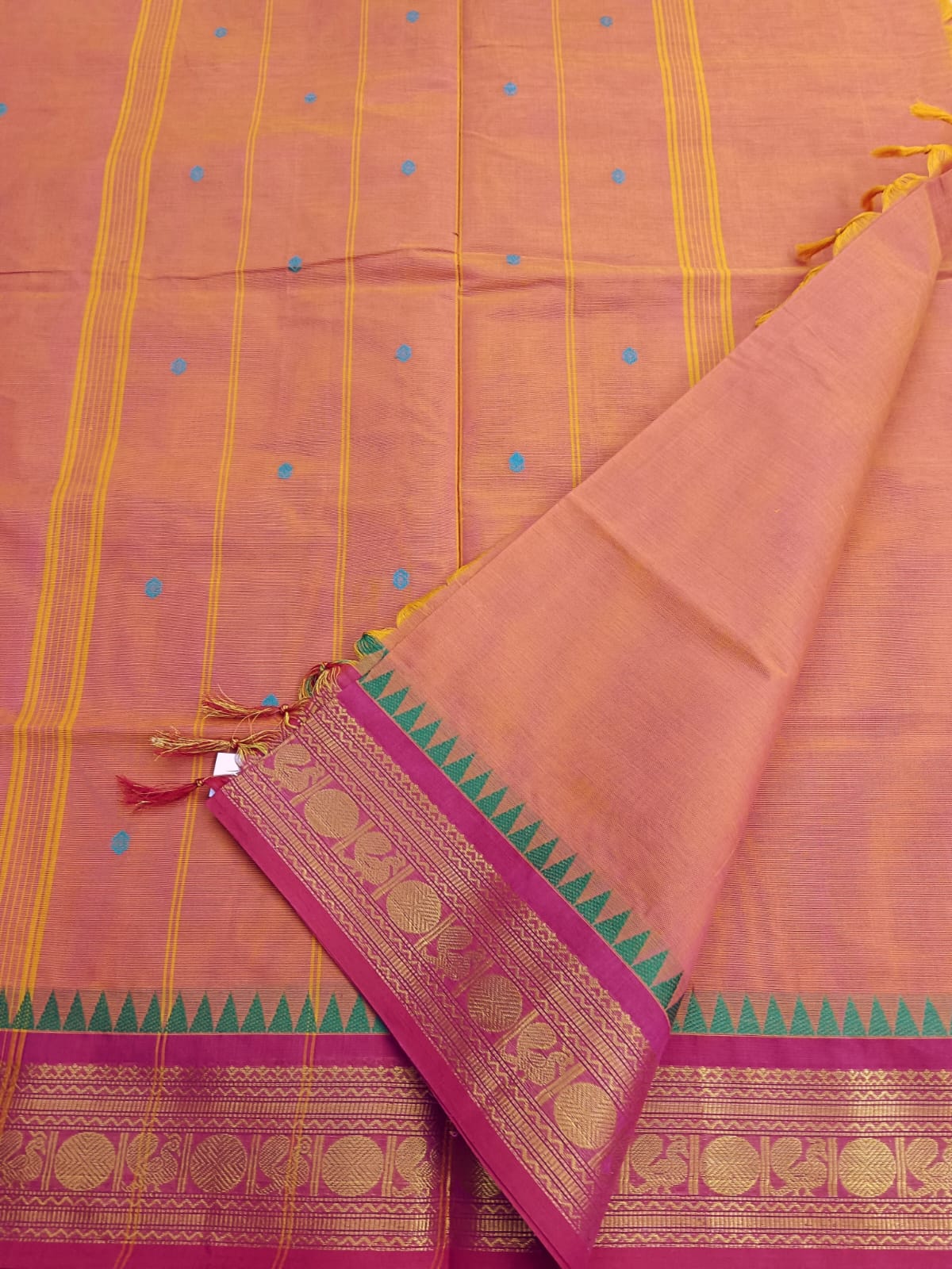 Kanchi Cotton - Festival Fusion -Peach- KCFB115