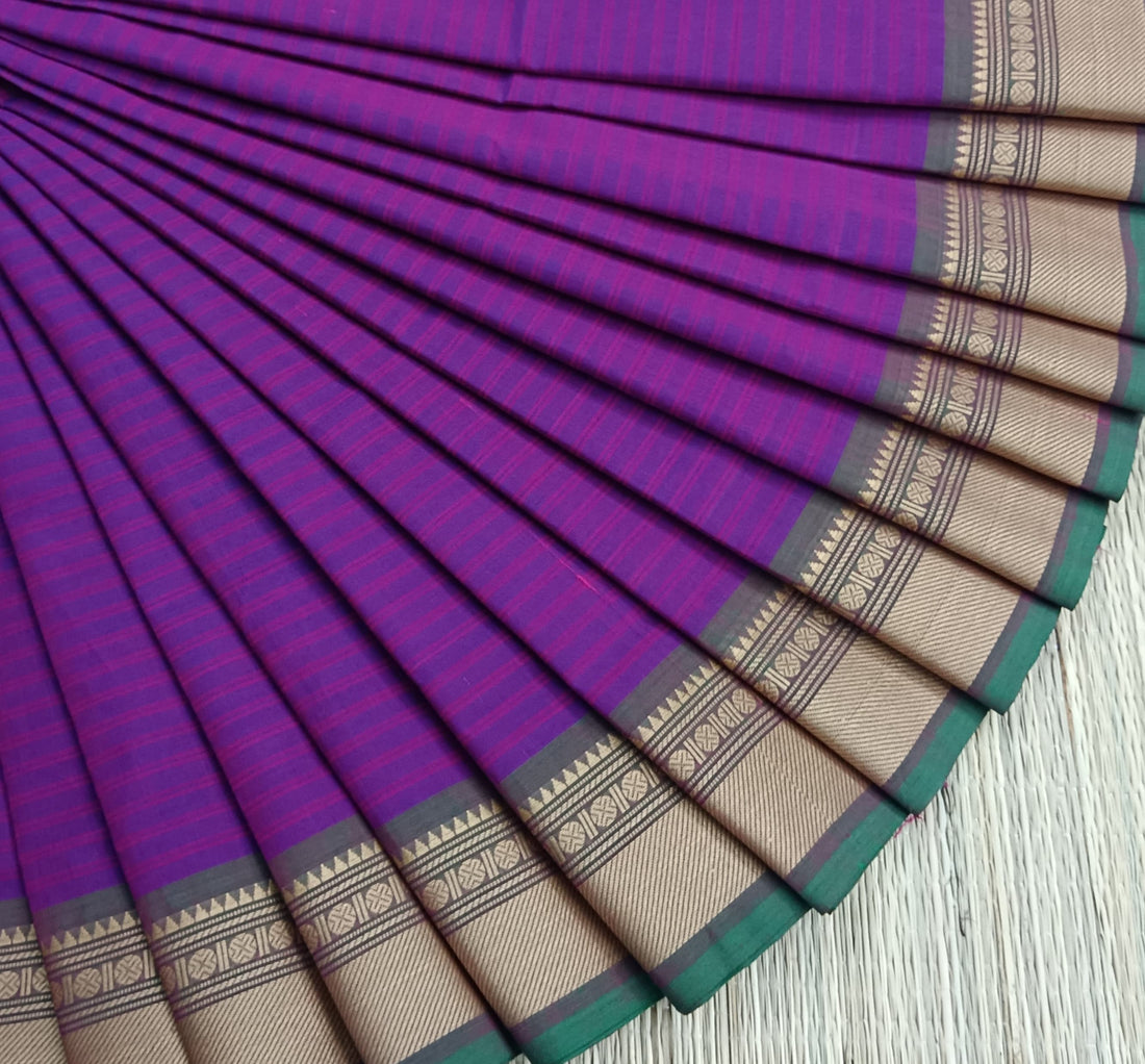 Chettinad Cotton -Daily Wear -Purple - CDW90
