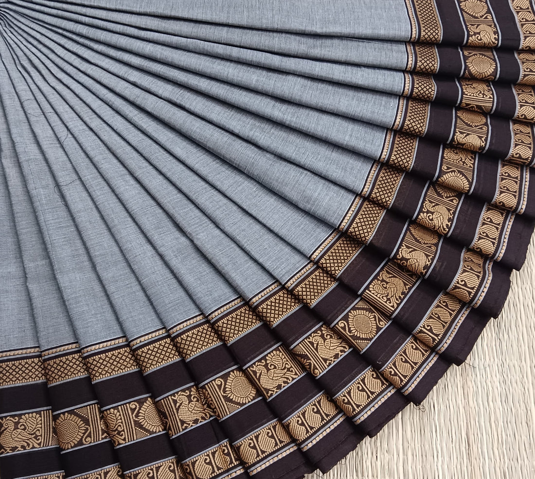 Chettinad Cotton -Daily Wear - Grey -CDW22