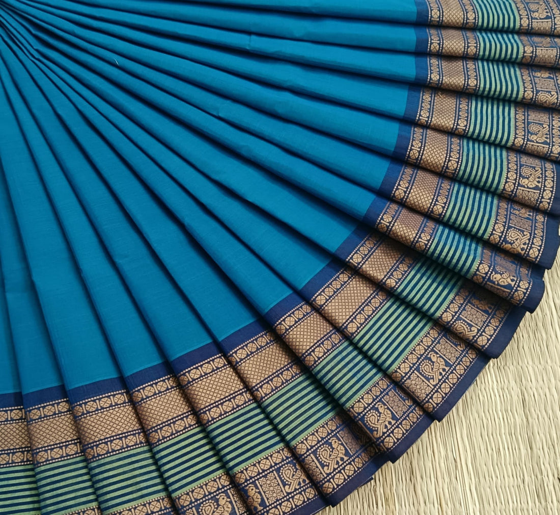 Chettinad Cotton -Daily Wear -Sky  Blue- CDW126