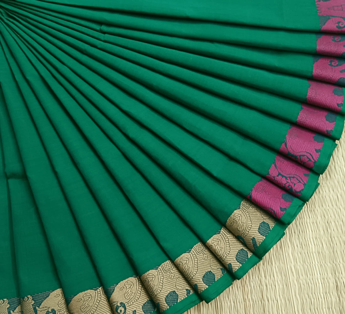 Chettinad Cotton -Daily Wear - Green- CDW130