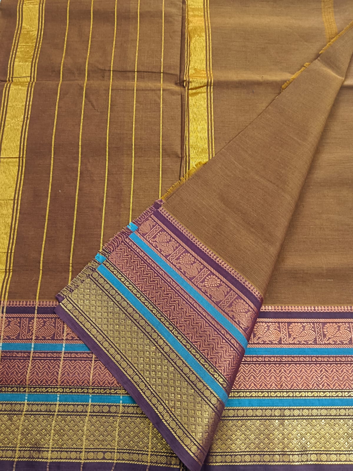 Kanchi Cotton - All Day Fusion -Wood Brown - KCAF46