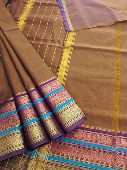 Kanchi Cotton - All Day Fusion -Wood Brown - KCAF46