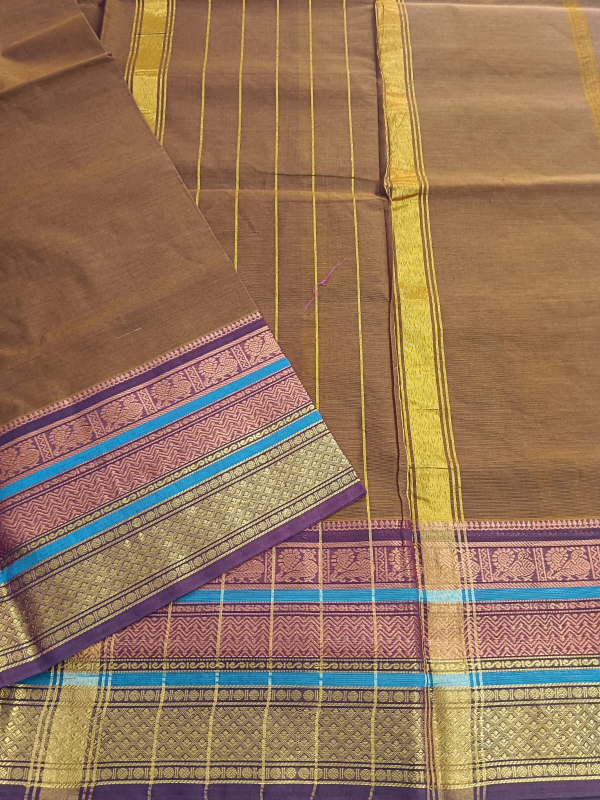 Kanchi Cotton - All Day Fusion -Wood Brown - KCAF46