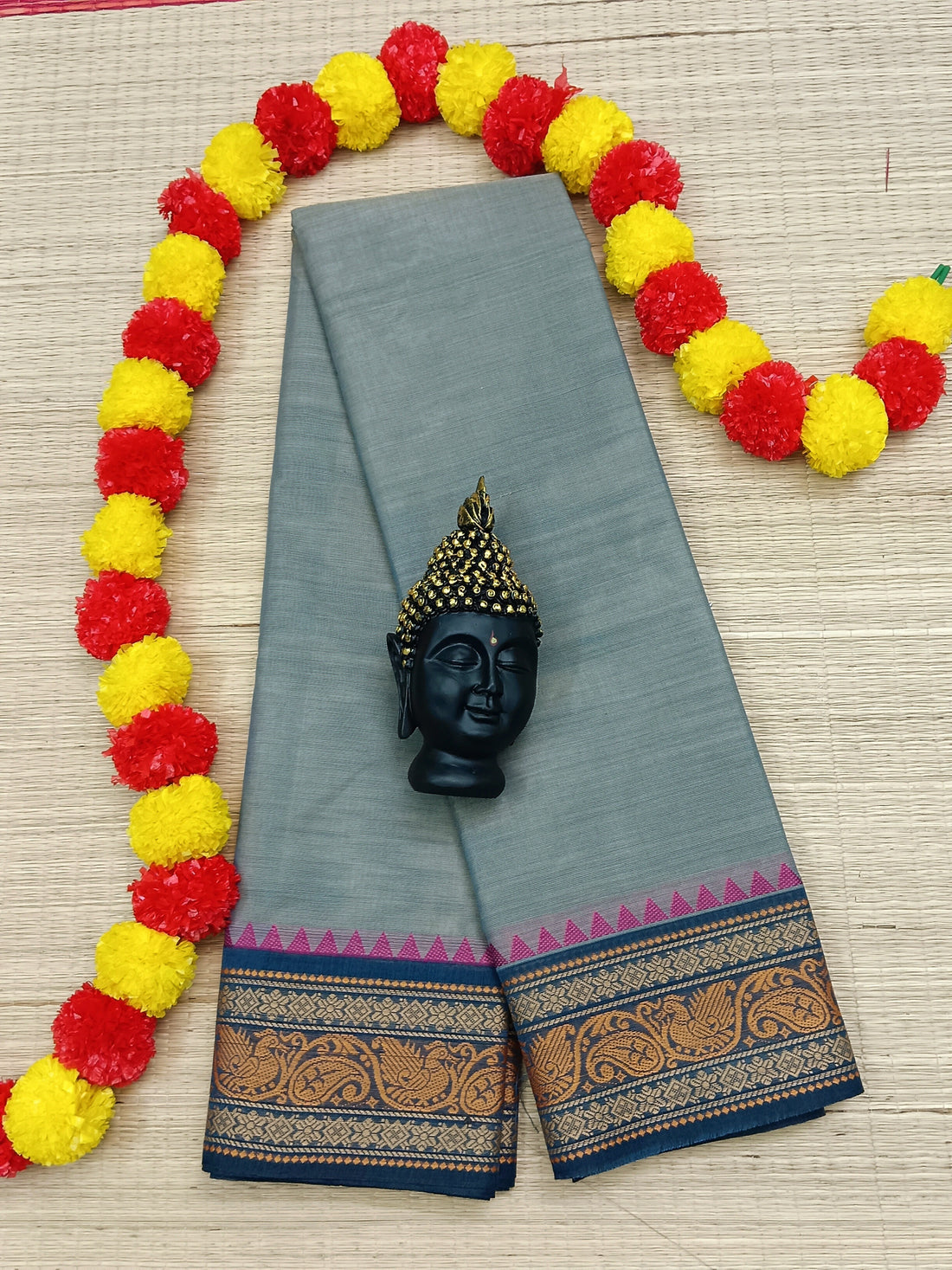 Chettinad Cotton - Daily Wear - GreySaree - CDW07