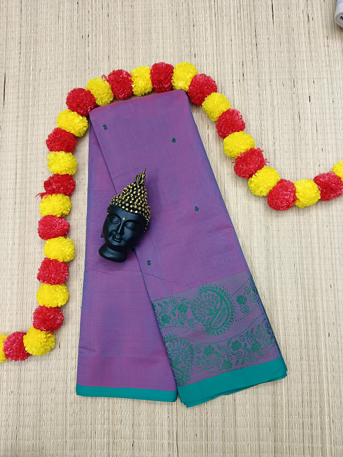 Chettinad Cotton - Office Wear - Medium Purple Dual tone 12