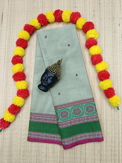 Chettinad Cotton -Office Wear -Light Pista Green - CCOW15